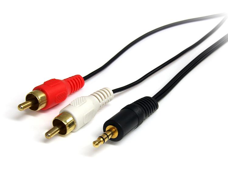 Startech Cable Adaptador Mini Jack A Rca 91cm Ja